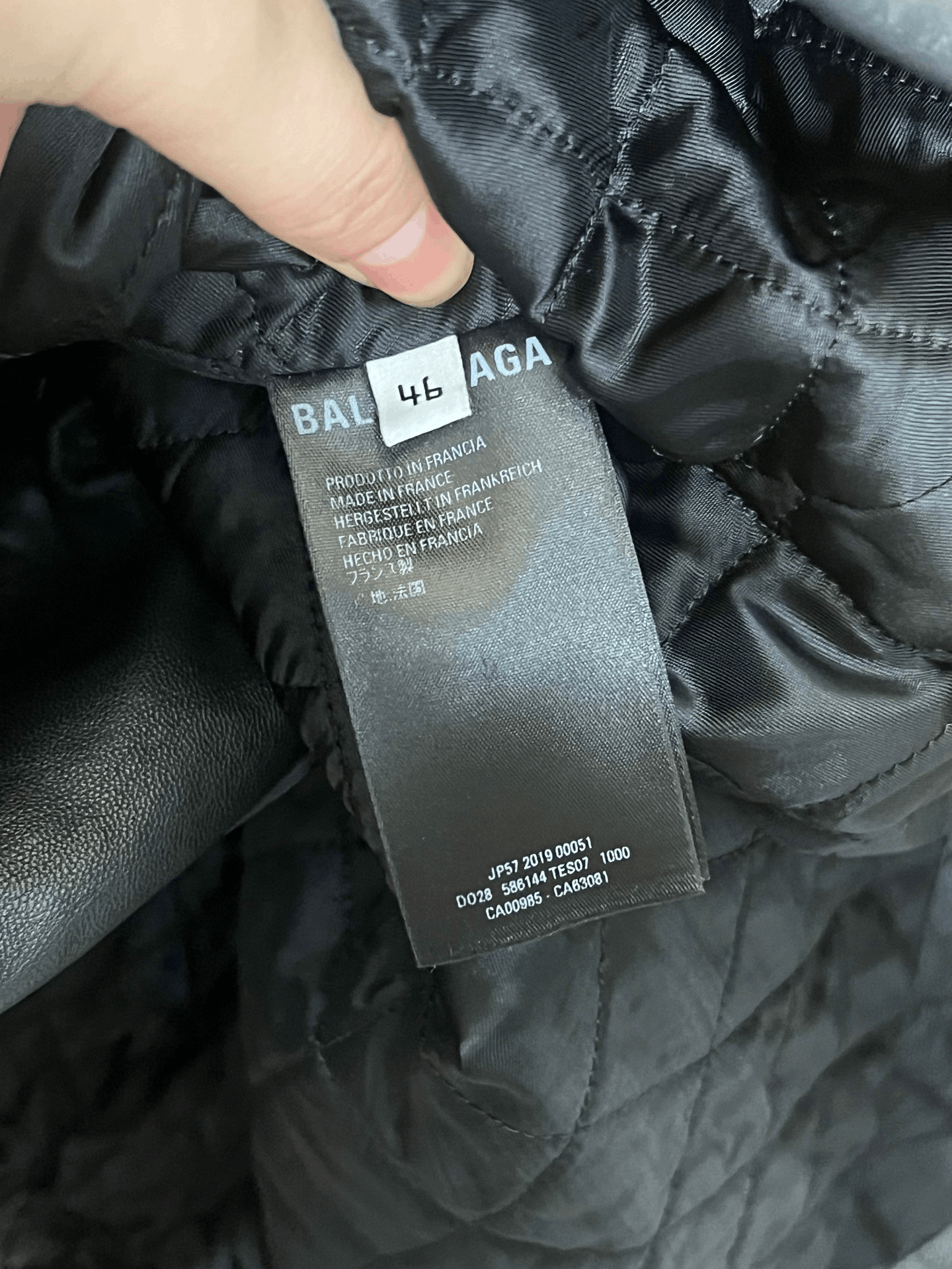Balenciaga Balenciaga Cotton Leather Jacket m Men Size US M / EU 48-50 / 2 - 5 Thumbnail
