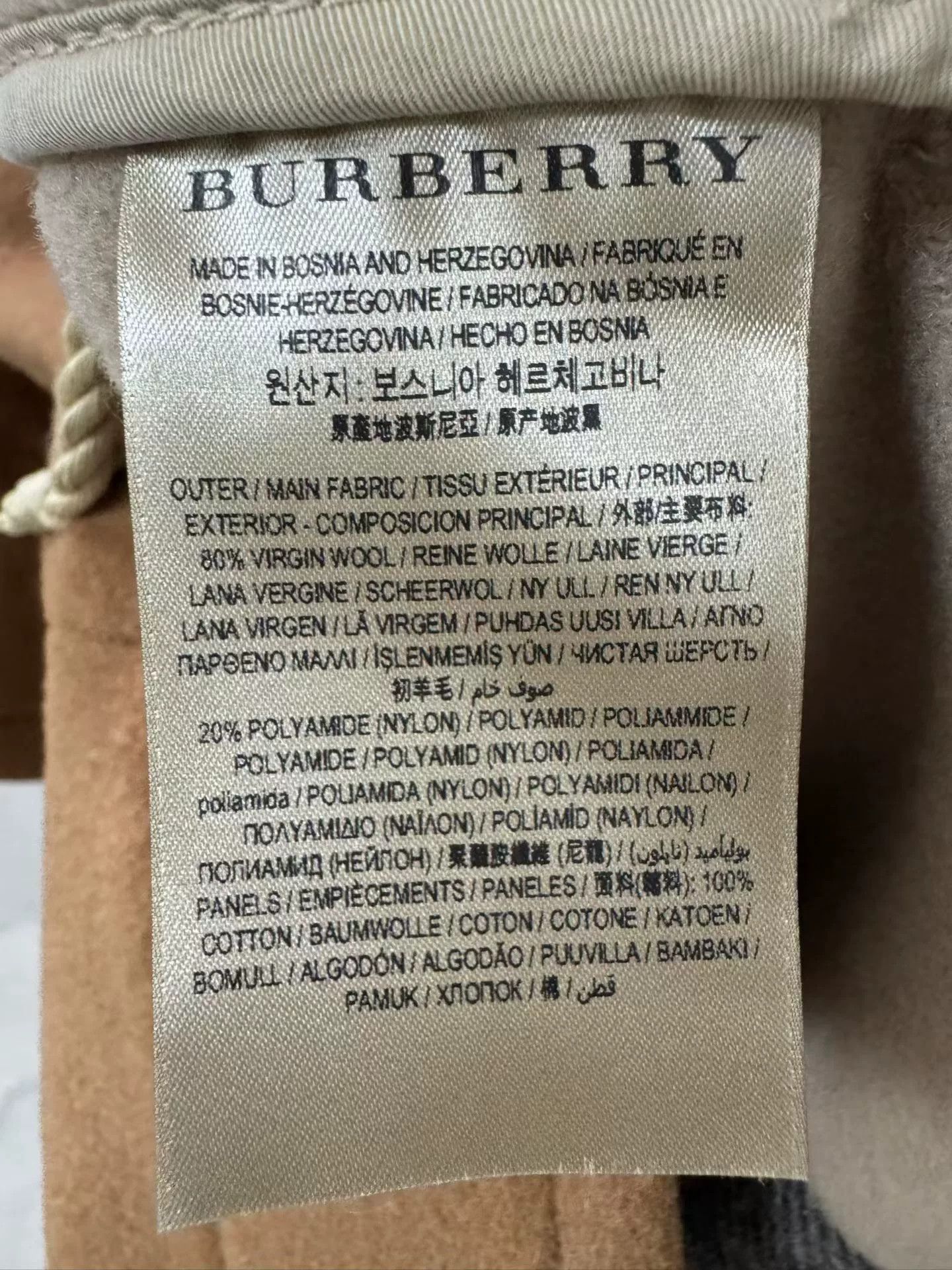 Burberry Burberry Wool Brown Coat M Women Size M / US 6-8 / IT 42-44 - 7 Thumbnail