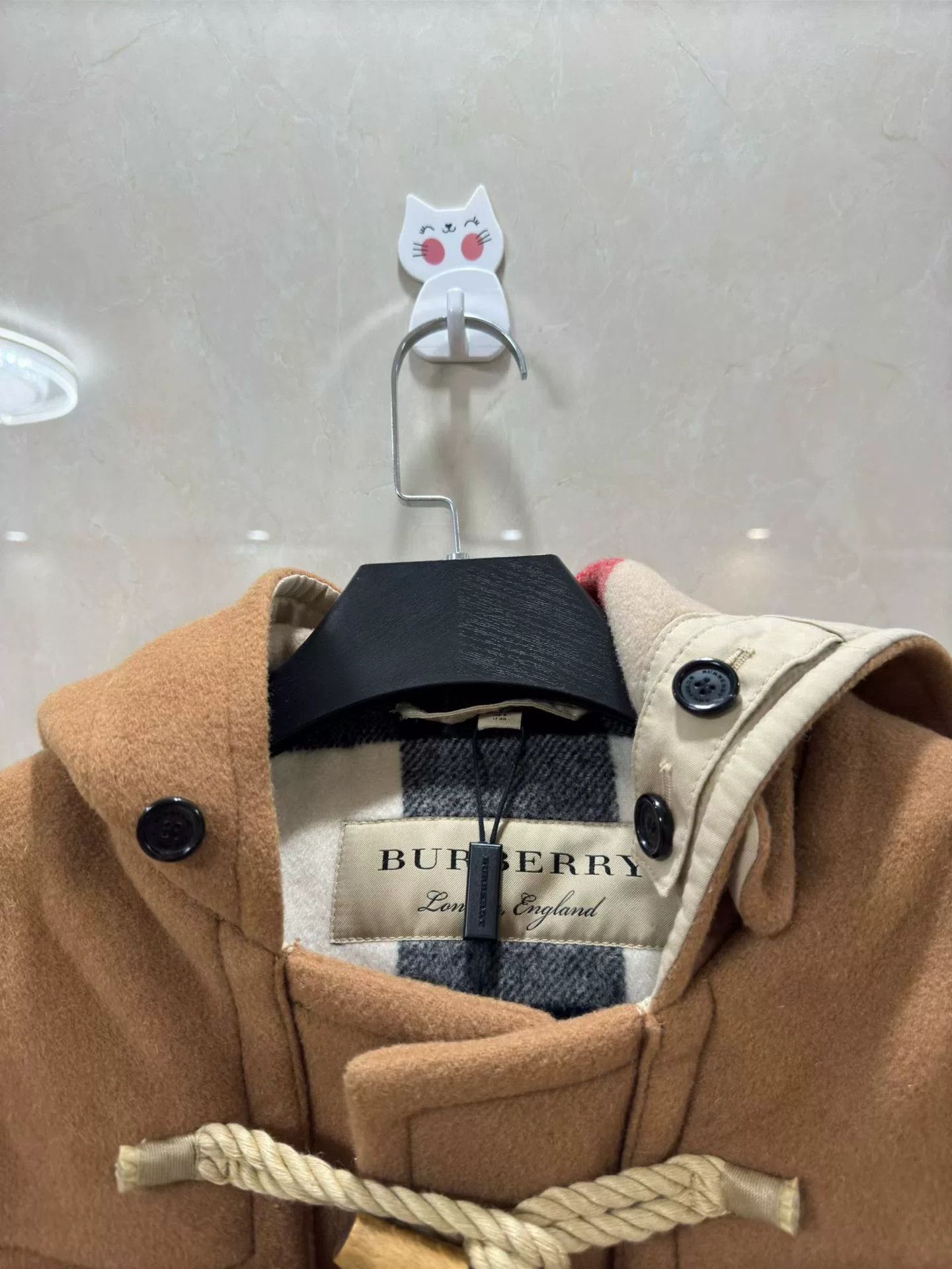 Burberry Burberry Wool Brown Coat M Women Size M / US 6-8 / IT 42-44 - 3 Thumbnail