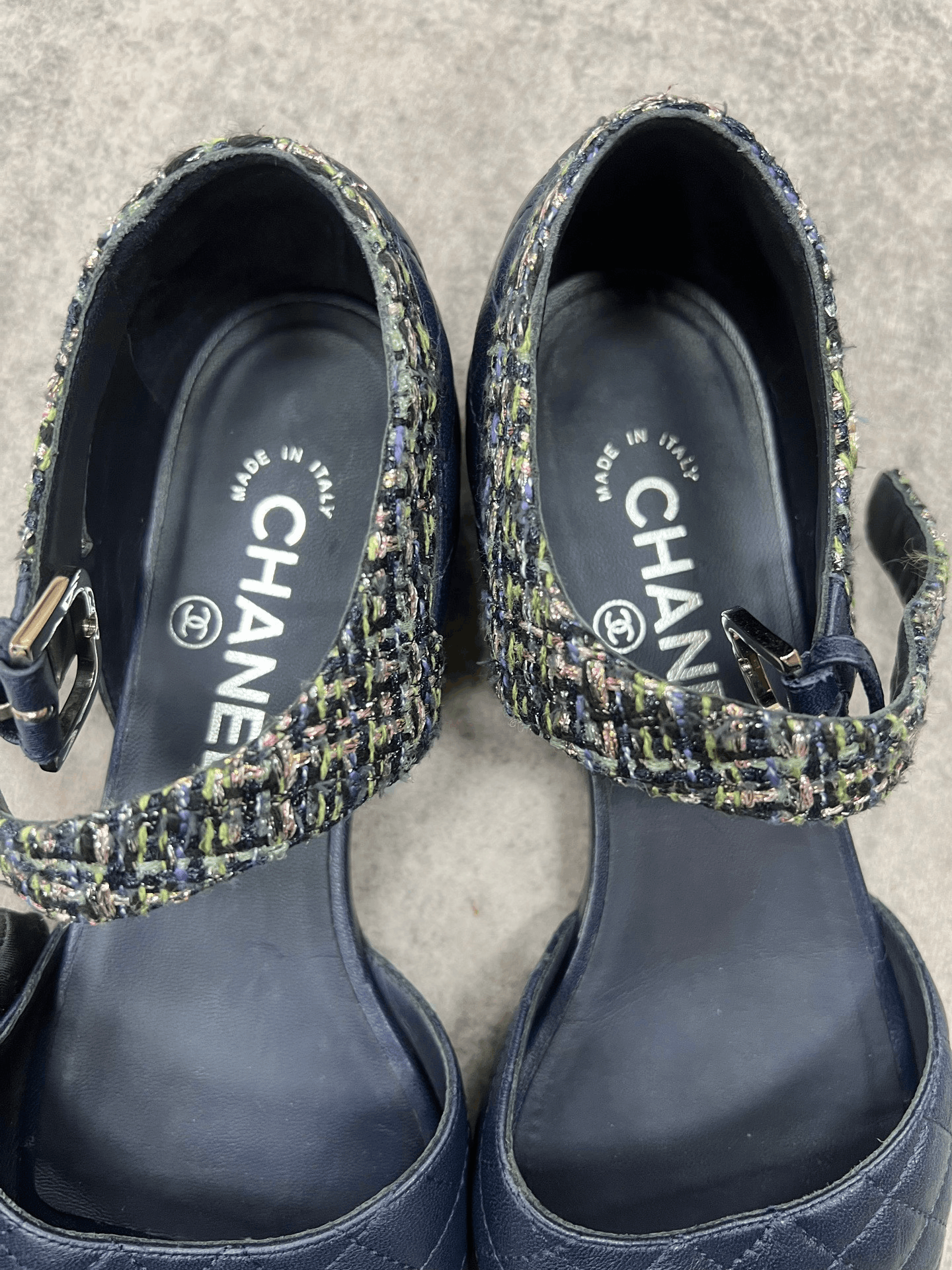 Chanel Chanel Plaid Sandals us_6 Women Size US 6 / IT 36 - 3 Thumbnail