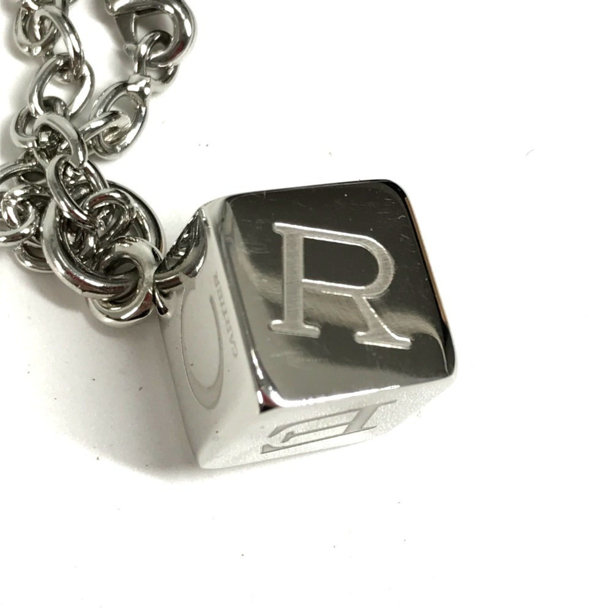 Cartier Cartier Logo Dice Cube Pendant Top Accessory Bag Charm Keychain Metal Men's Women's Silver Size ONE SIZE - 4 Thumbnail