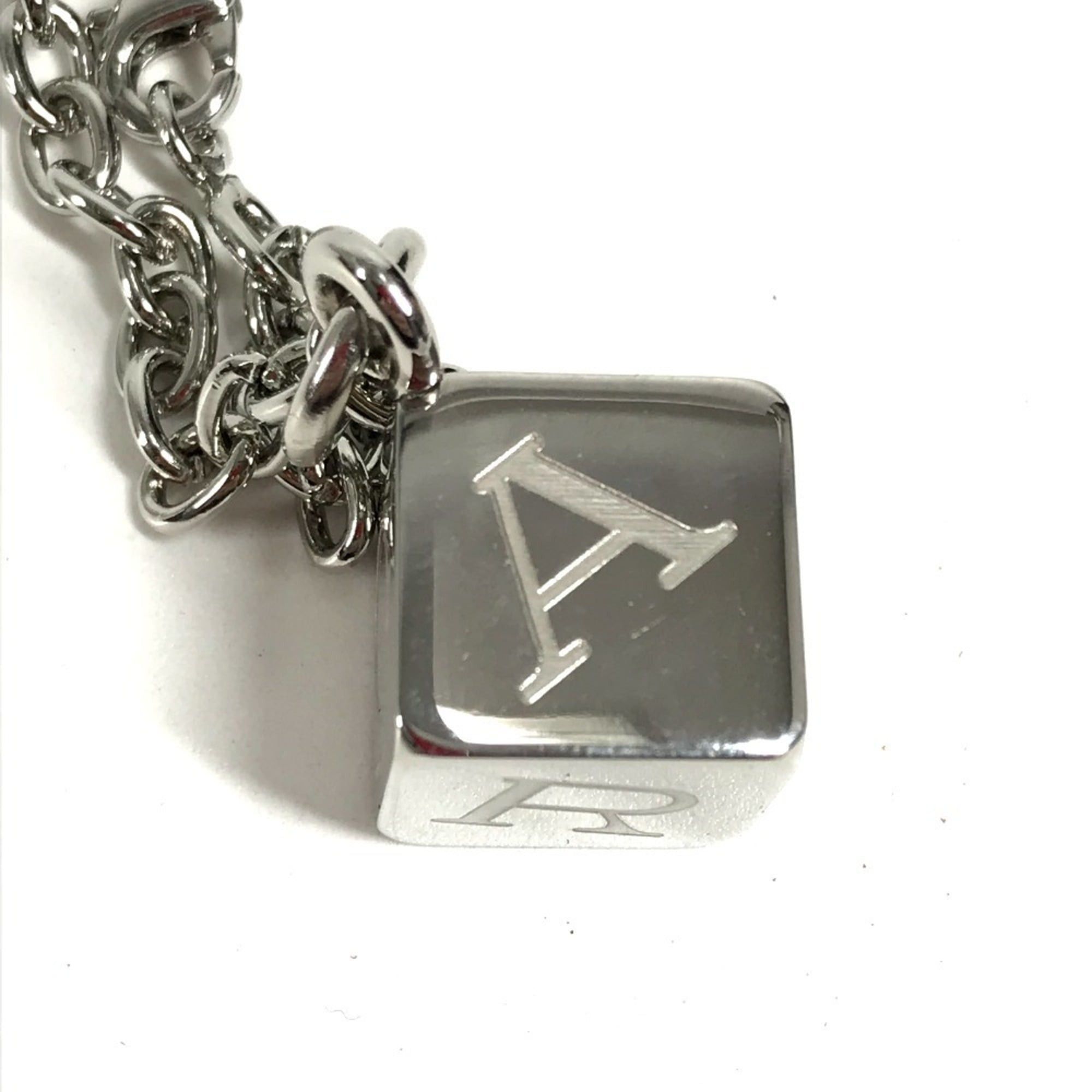 Cartier Cartier Logo Dice Cube Pendant Top Accessory Bag Charm Keychain Metal Men's Women's Silver Size ONE SIZE - 3 Thumbnail