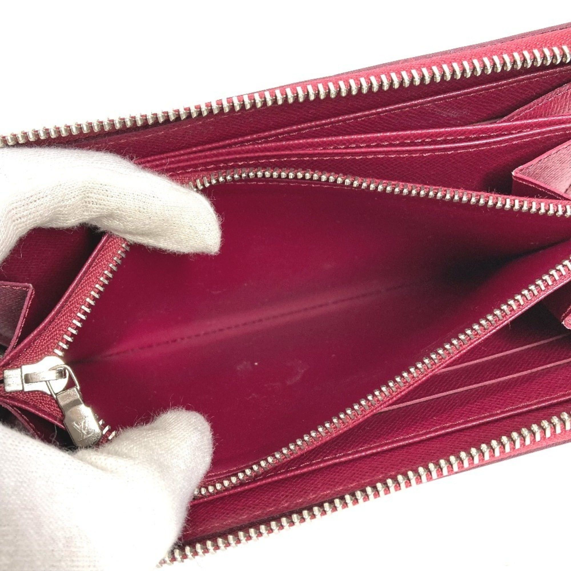 Louis Vuitton LOUIS VUITTON M60305 Epi Zippy Wallet Long Wallet, Round Zipper, Leather, Women's, Fuchsia Purple Pink Size ONE SIZE - 12 Thumbnail