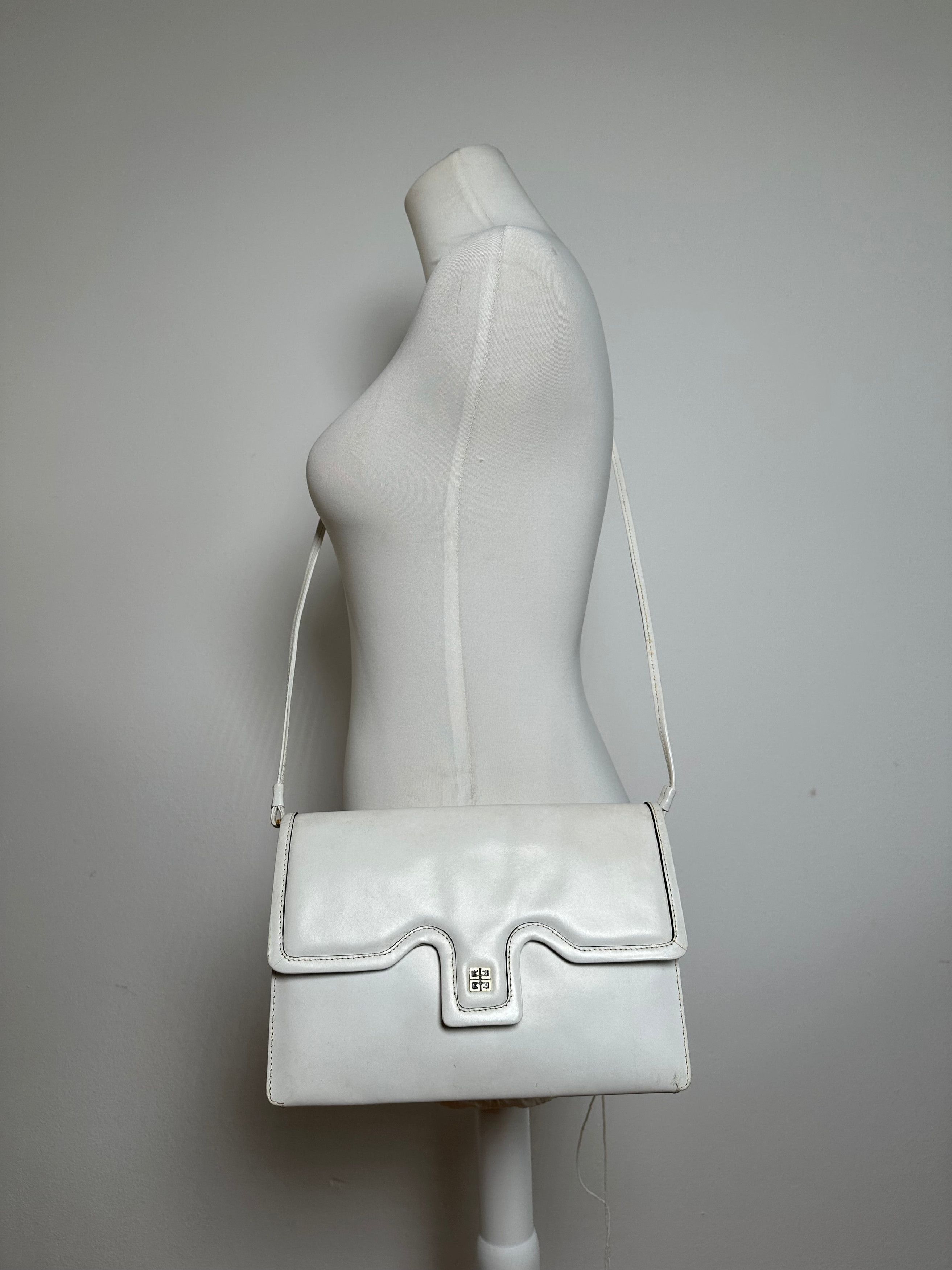 Givenchy Vintage Multiway Leather Bag White Size ONE SIZE - 5 Thumbnail