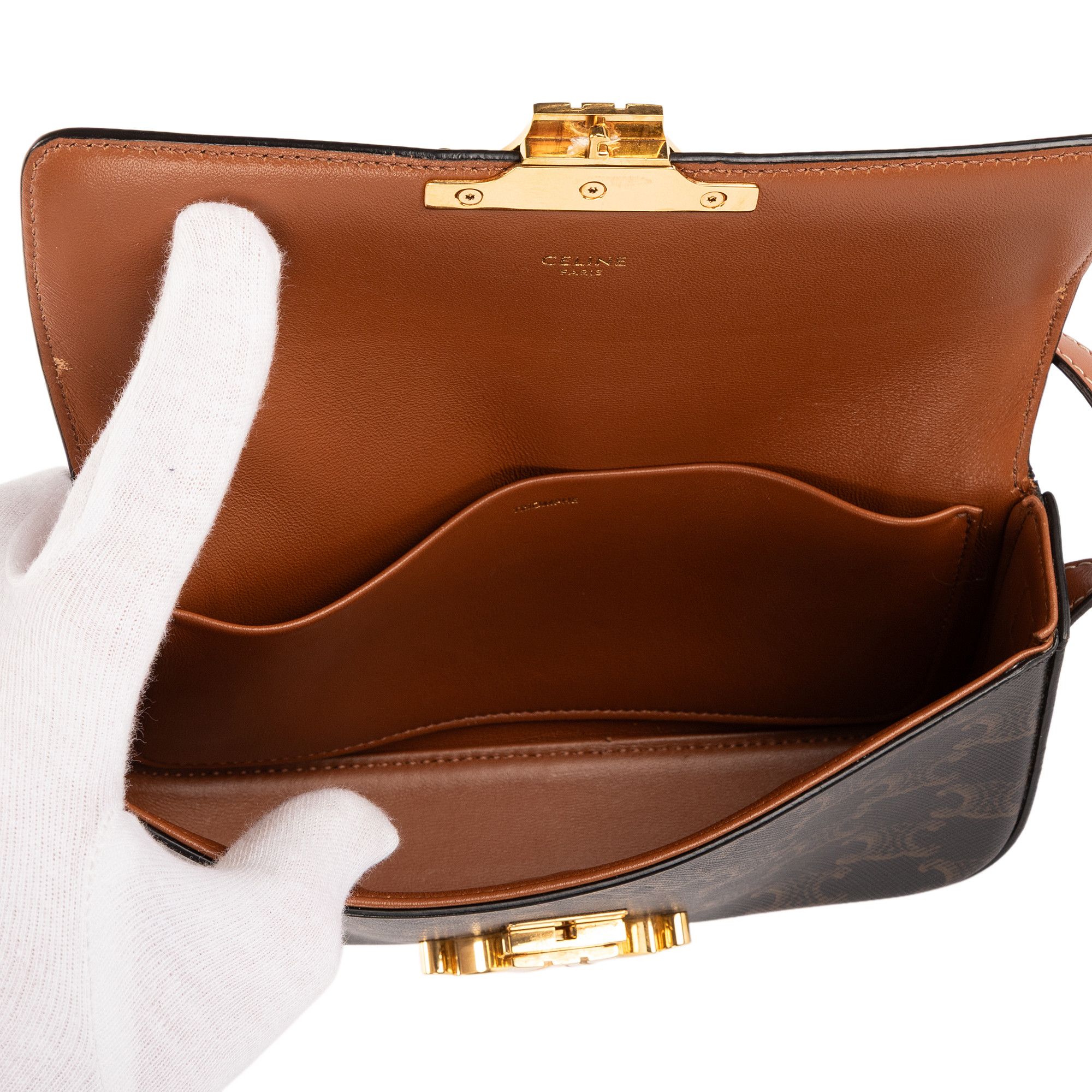 Celine Classic Claude Triomphe Small Size ONE SIZE - 9 Thumbnail