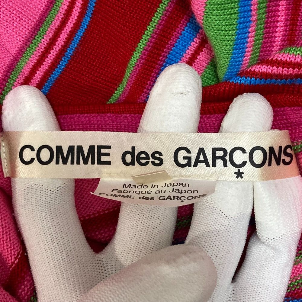 Comme des Garcons Comme des Garçons COMME des GARCONS Border Knit Sweater Textile Tops GM-N009 DUTY FREE for USA Size ONE SIZE - 4 Thumbnail