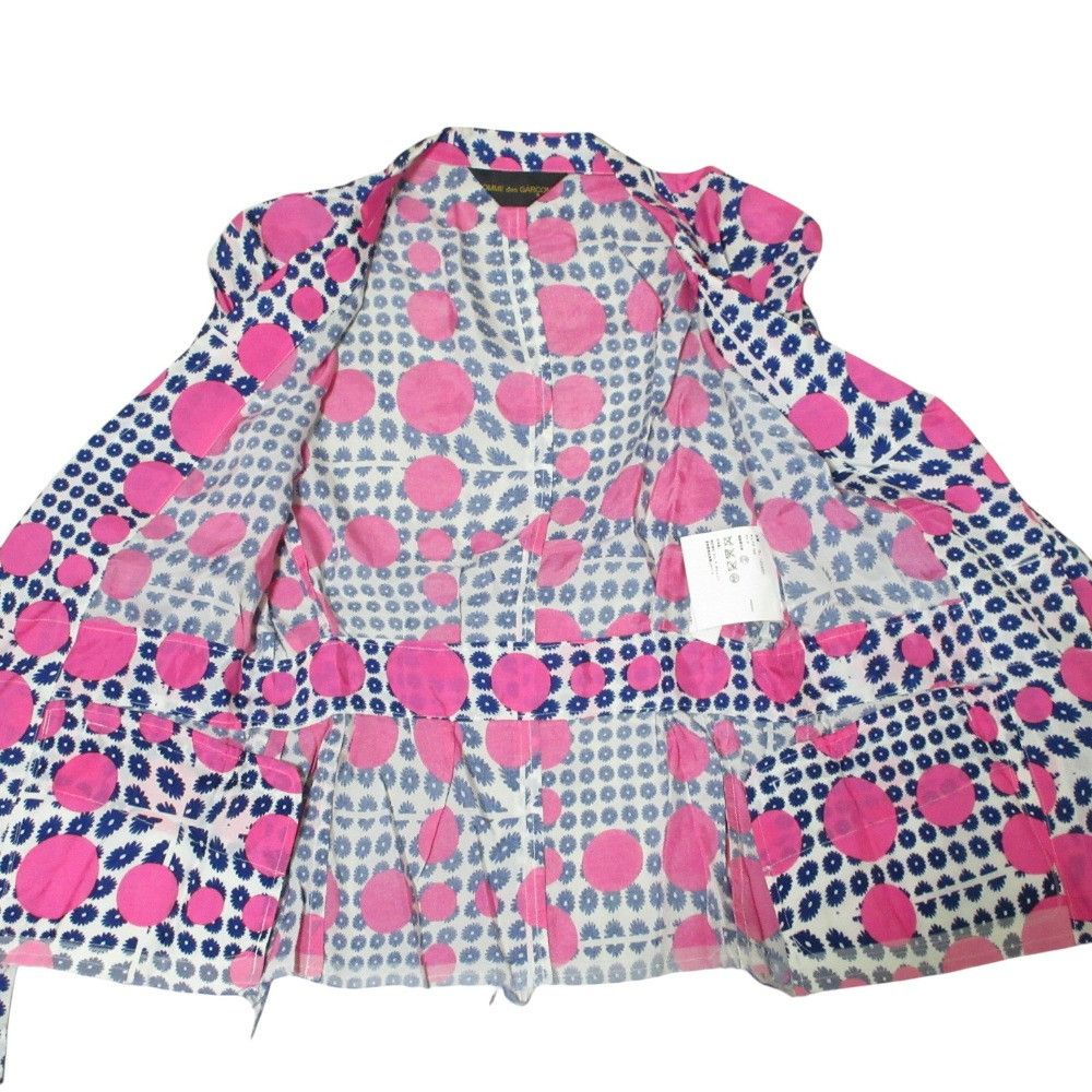 Comme des Garcons Comme des Garçons Comme des Garcons Dot Flower Jacket Textile Outerwear GJ100800 DUTY FREE for USA Size ONE SIZE - 6 Thumbnail