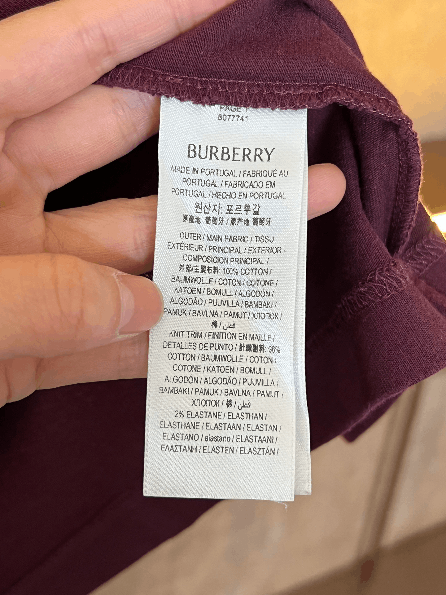 Burberry Burberry T-Shirt s Men Size US S / EU 44-46 / 1 - 4 Thumbnail