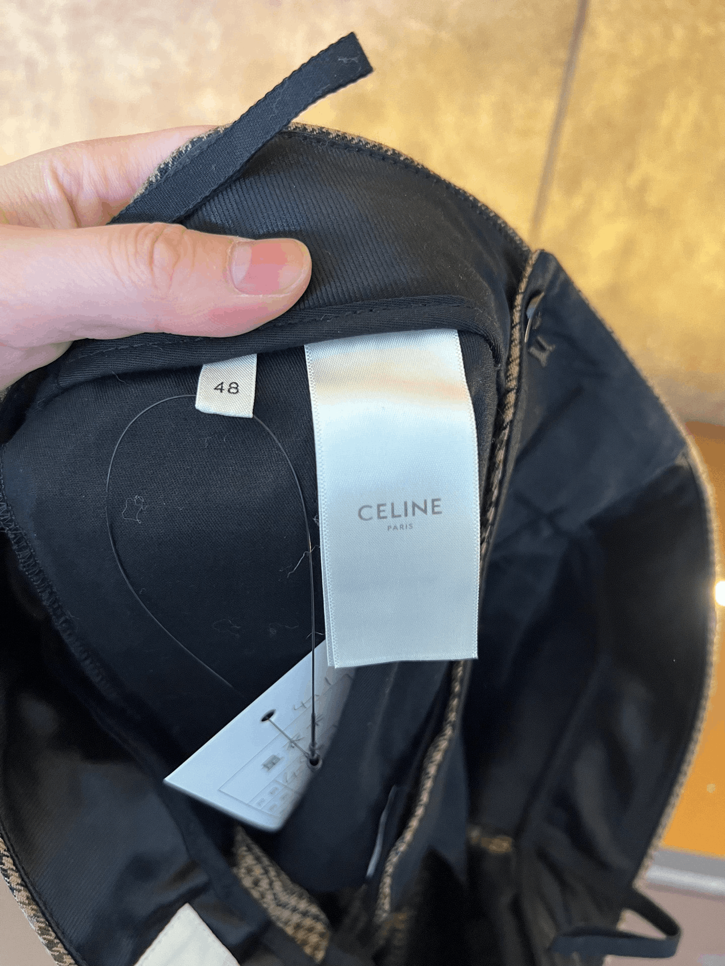 Celine Celine Wool Plaid Pants 26 Women Size 26" / US 2 / IT 38 - 3 Thumbnail