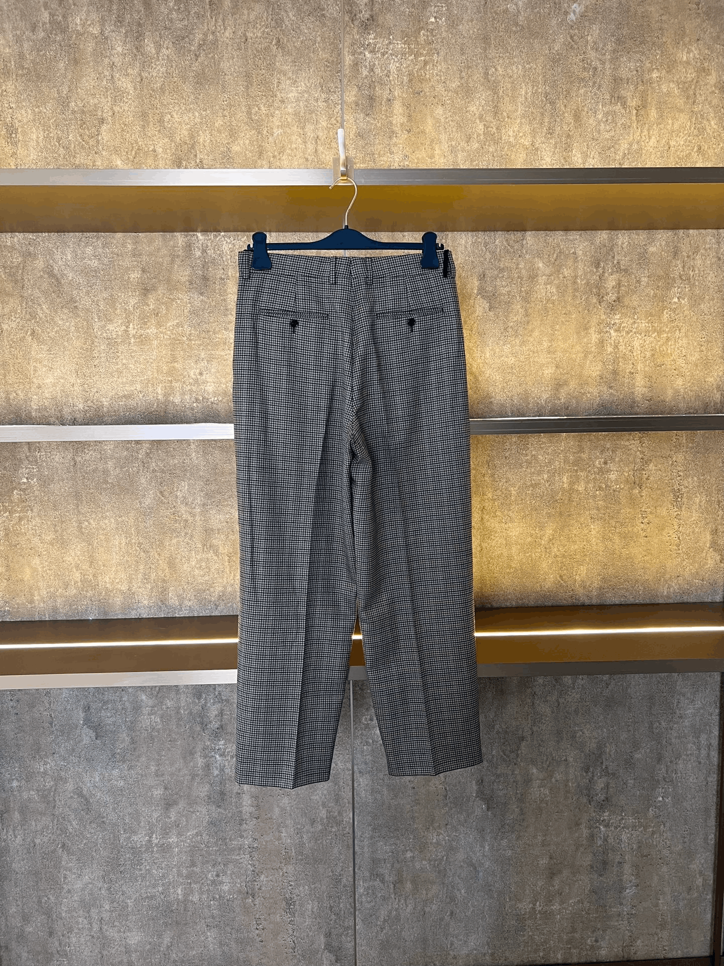Celine Celine Wool Plaid Pants 26 Women Size 26" / US 2 / IT 38 - 2 Thumbnail
