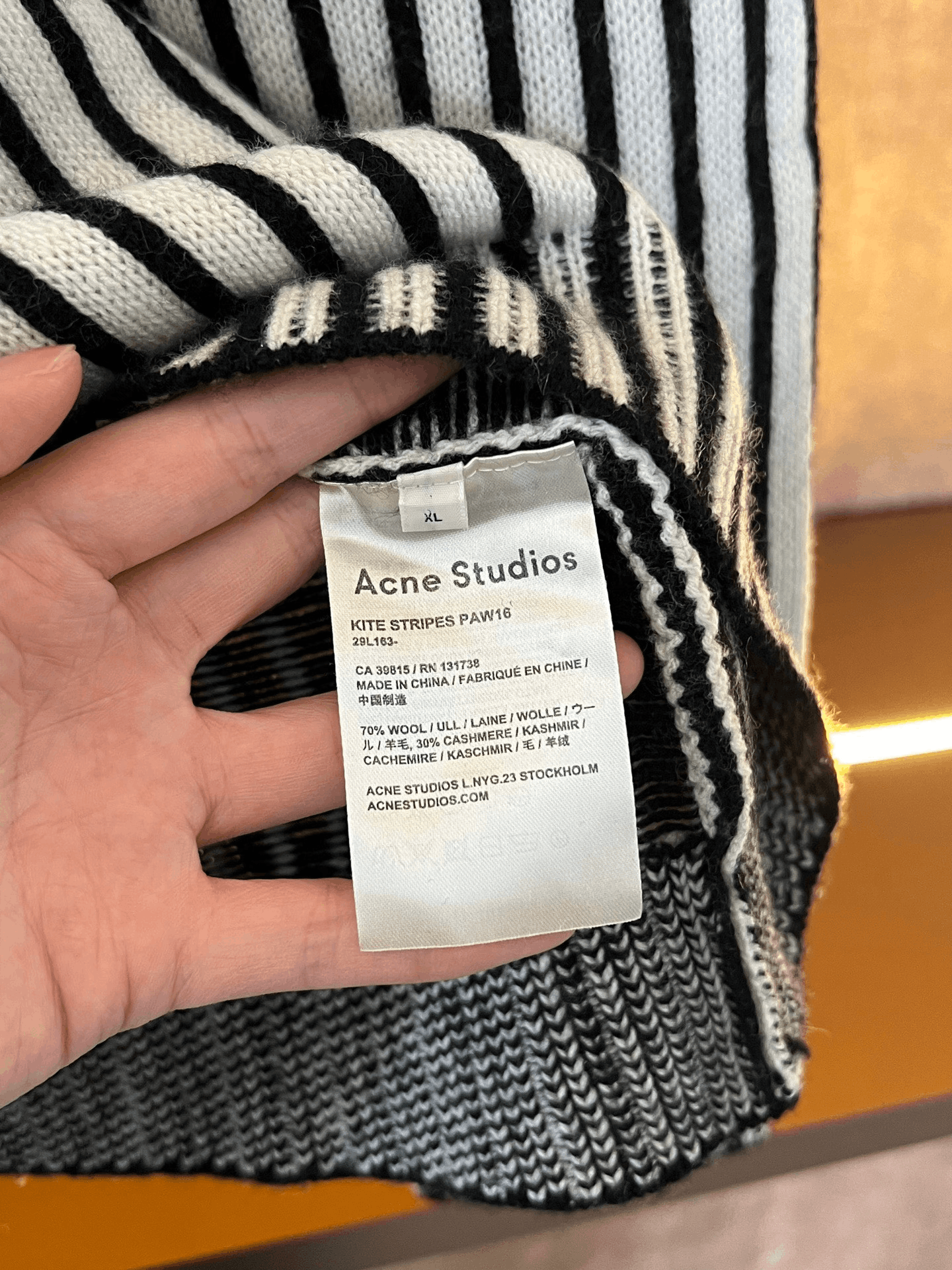 Acne Studios Acne Studios Striped Sweater xl Men Size US XL / EU 56 / 4 - 3 Thumbnail