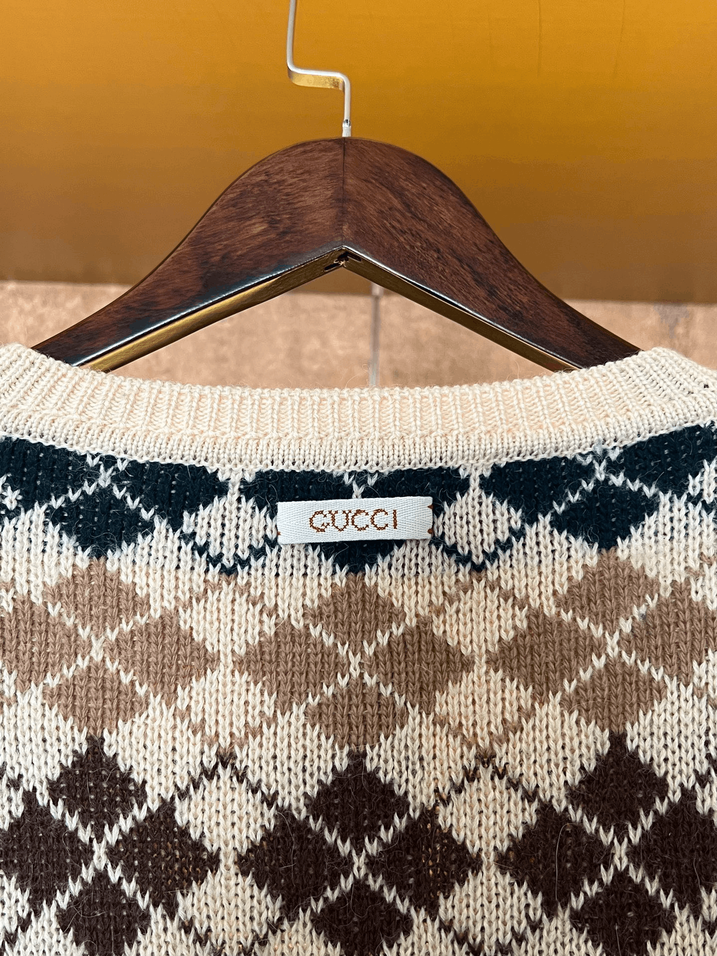 Gucci Gucci Knit Plaid Sweater l Men Size US L / EU 52-54 / 3 - 3 Thumbnail