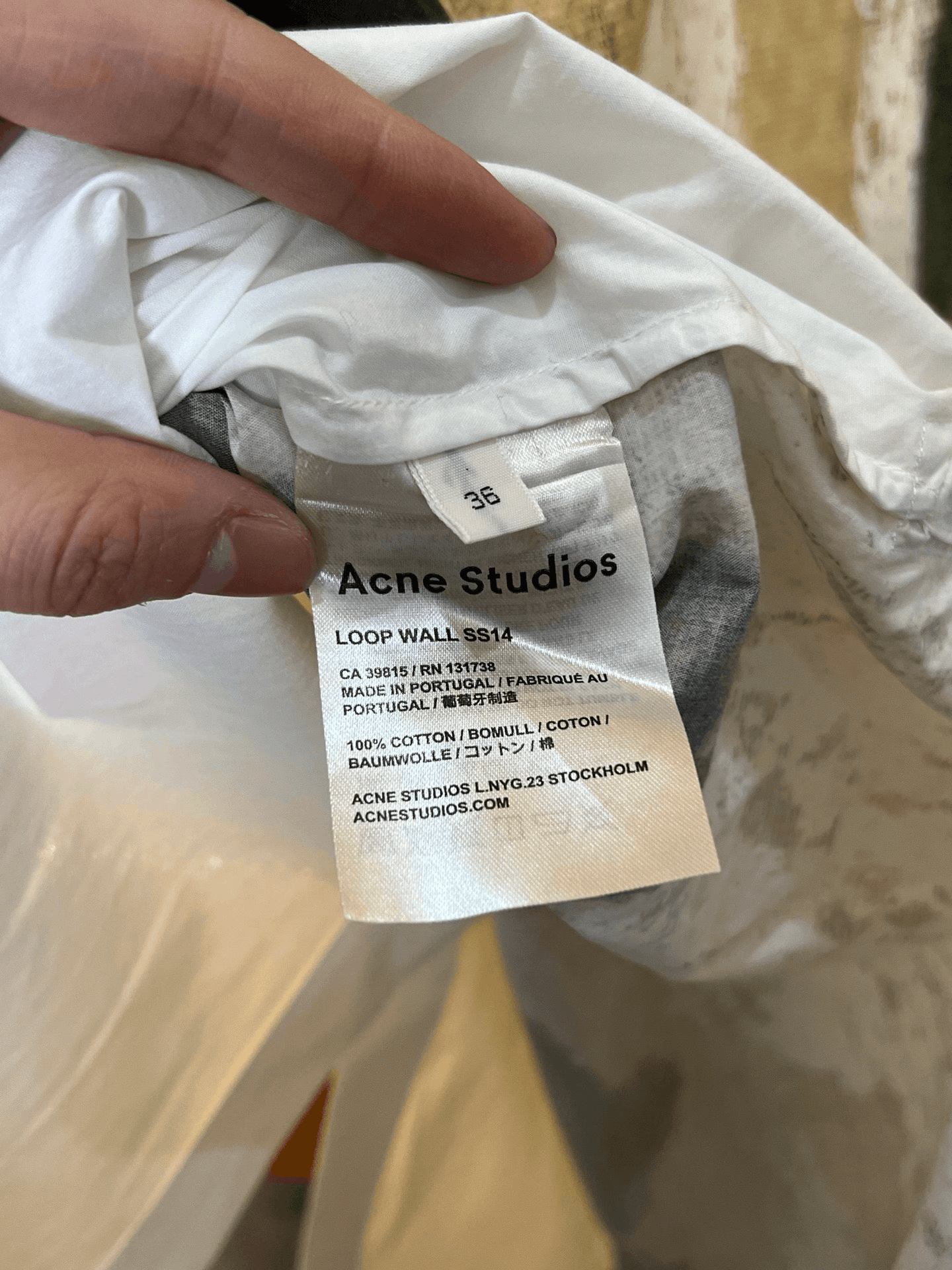 Acne Studios Acne Studios Shirt s Men Size US S / EU 44-46 / 1 - 4 Thumbnail