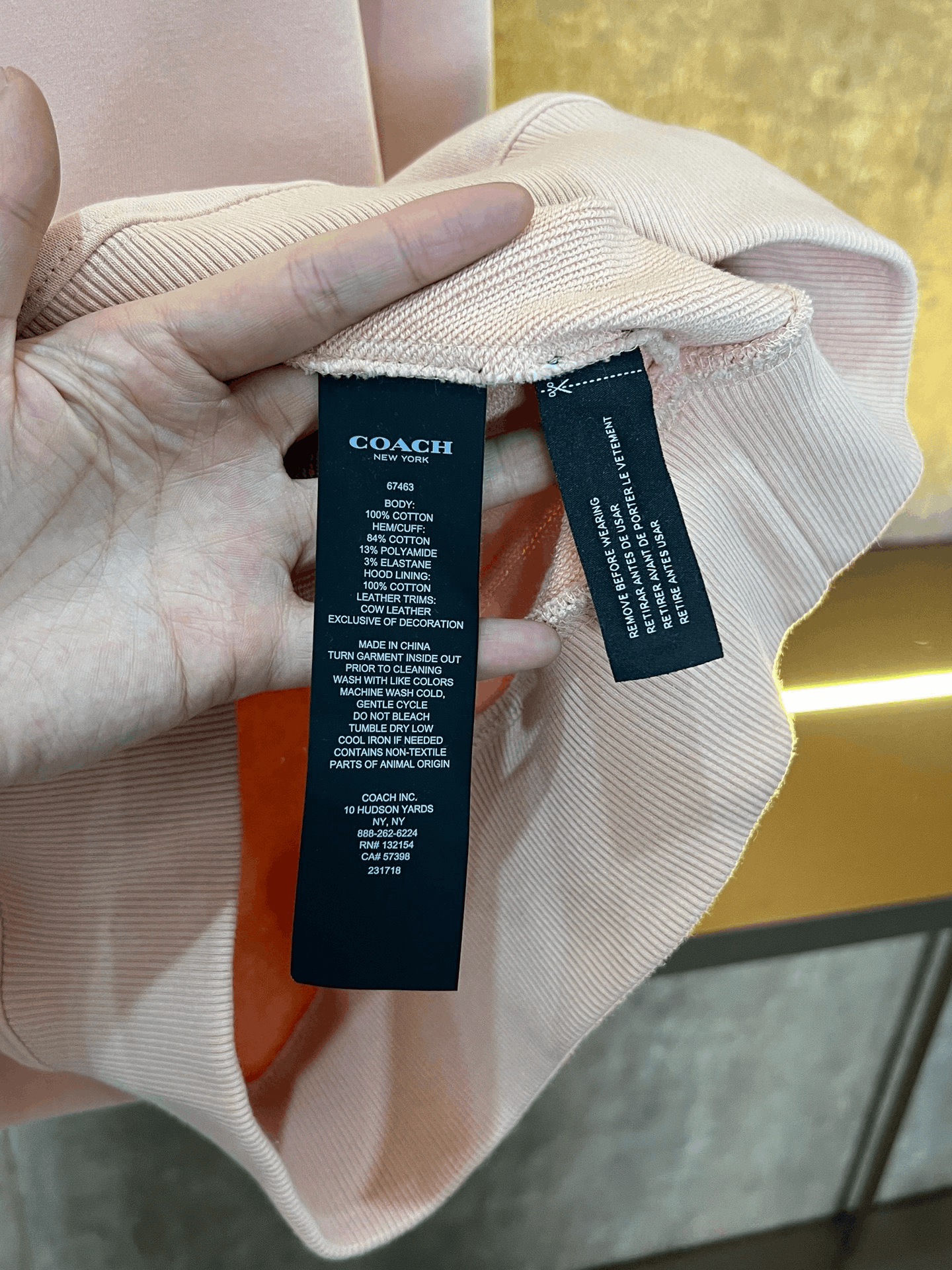 Coach Coach Hoodie xs Men Size US XS / EU 42 / 0 - 6 Thumbnail