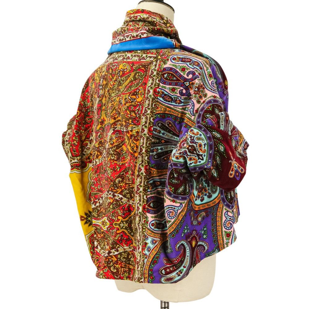 Comme des Garcons Comme des Garçons Comme des Garcons Paisley Cropped Blouse Textile Tops GJ-040630 DUTY FREE for USA Size ONE SIZE - 5 Thumbnail