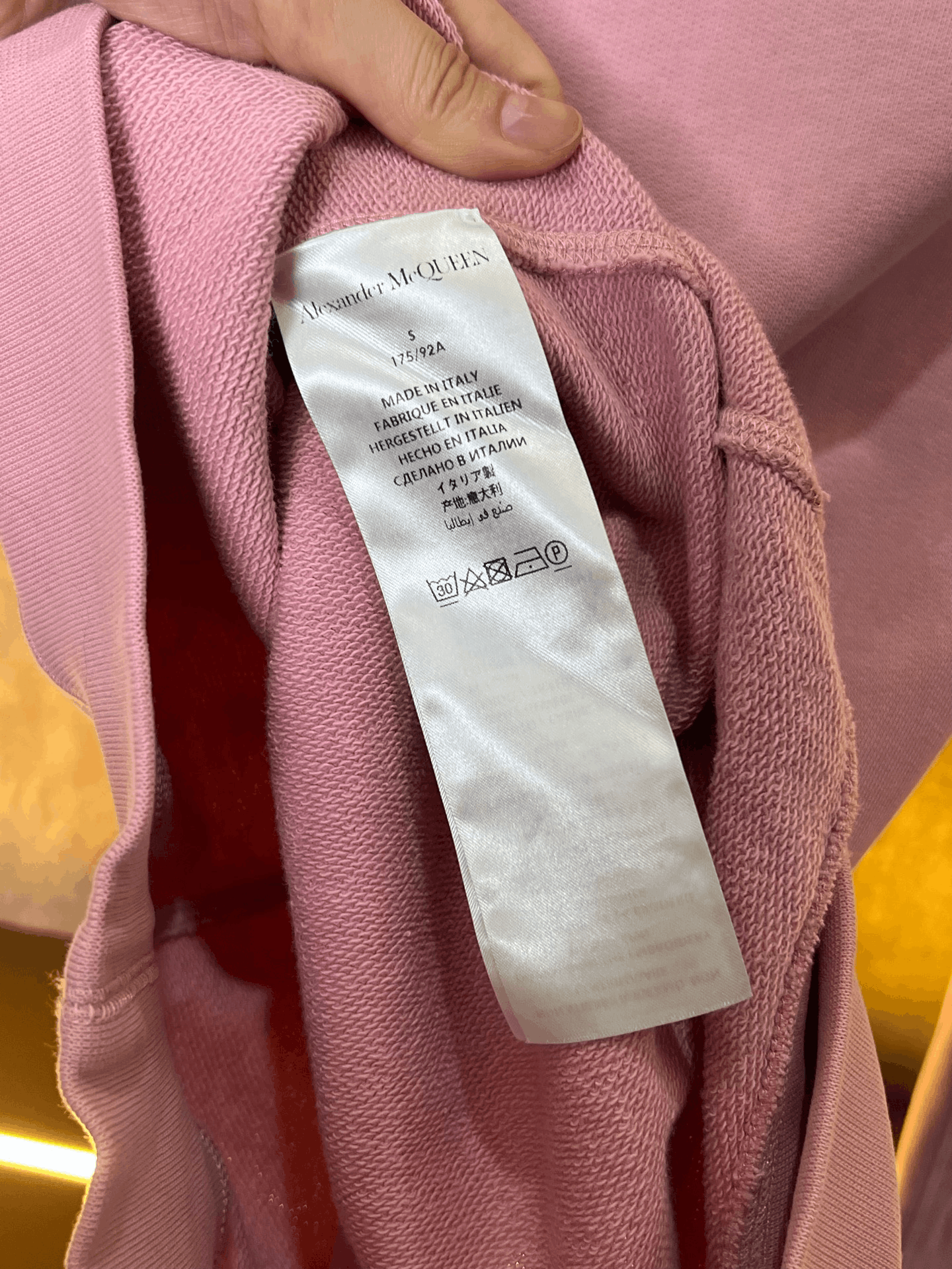 Alexander McQueen Alexander McQueen Pink Hoodie s Men Size US S / EU 44-46 / 1 - 4 Thumbnail