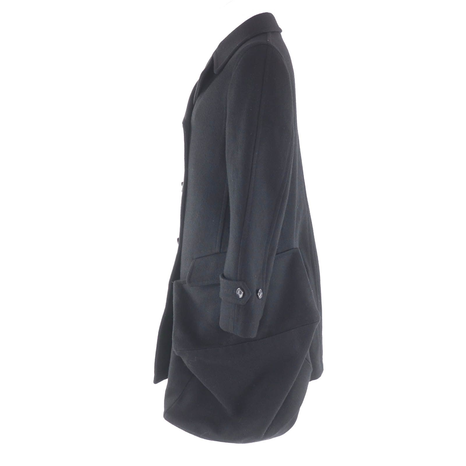 Comme des Garcons Comme des Garçons COMME des GARCONS Deformed Design Wool Coat Textile Outerwear GL-C002 DUTY FREE for USA Size ONE SIZE - 2 Thumbnail