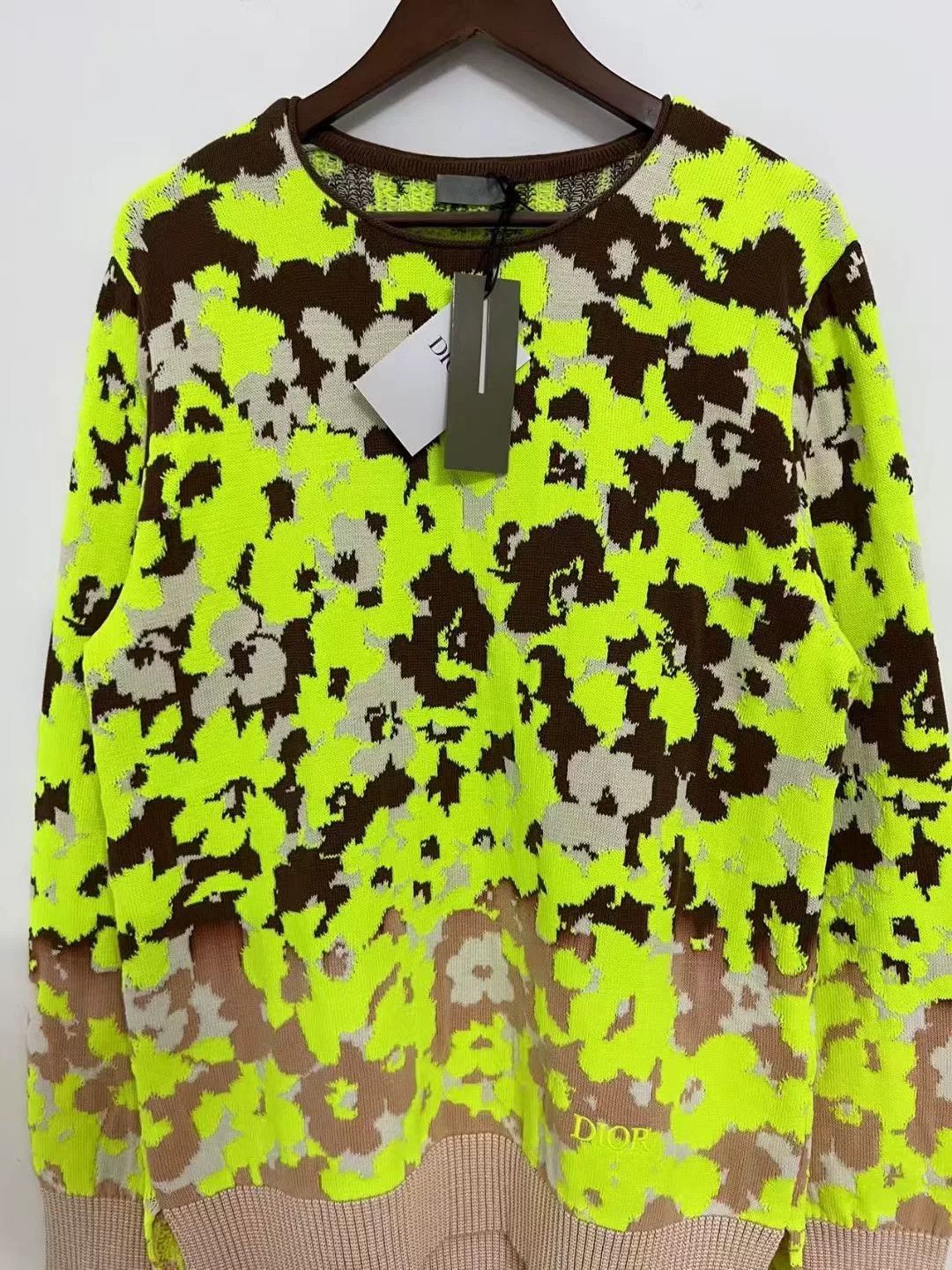 Dior Dior Retro Cotton Green Sweater m Men Size US M / EU 48-50 / 2 - 2 Thumbnail