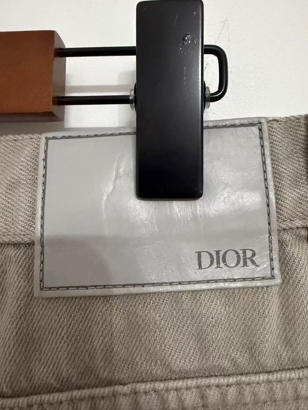 Dior Dior Retro Embroidered Gray Denim Jeans 32 Men Size US 32 / EU 48 - 5 Thumbnail