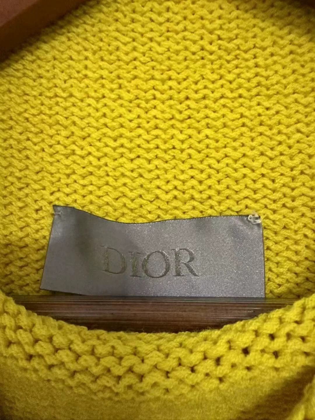 Dior Dior Knit Yellow Sweater S Women Size S / US 4 / IT 40 - 4 Thumbnail