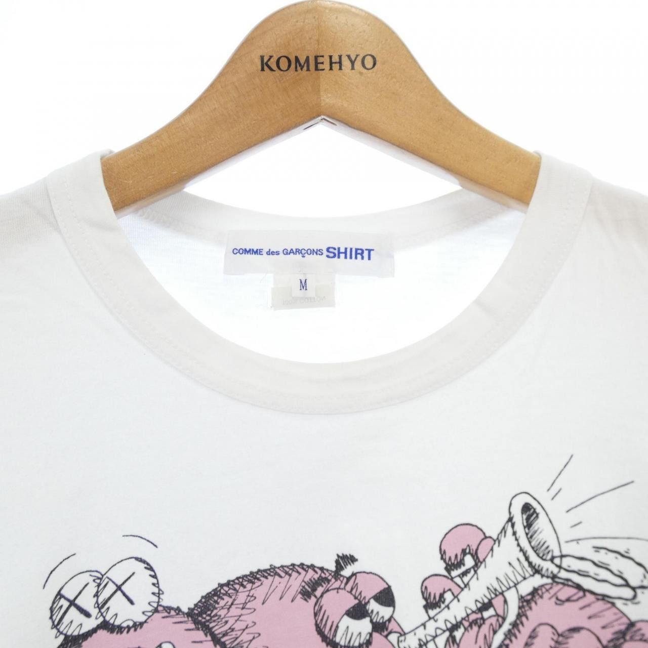 Comme des Garcons Comme des Garçons Comme des Garcons KAWS Cotton T Shirt Textile T-Shirts FH-T004 DUTY FREE for USA Size ONE SIZE - 4 Thumbnail