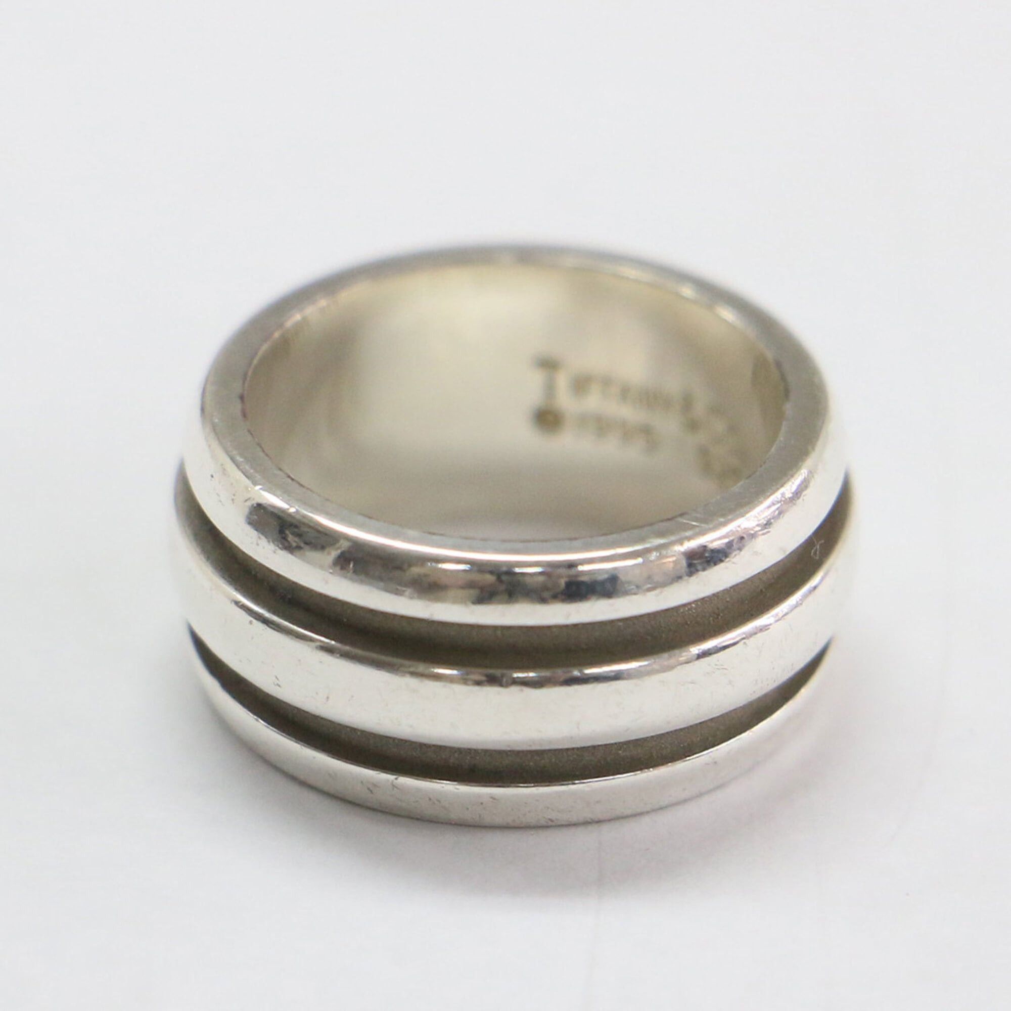 Tiffany & Co. TIFFANY&Co. Tiffany Ring, Size: 8, Grooved SV925 Silver, Women's Size ONE SIZE - 2 Thumbnail