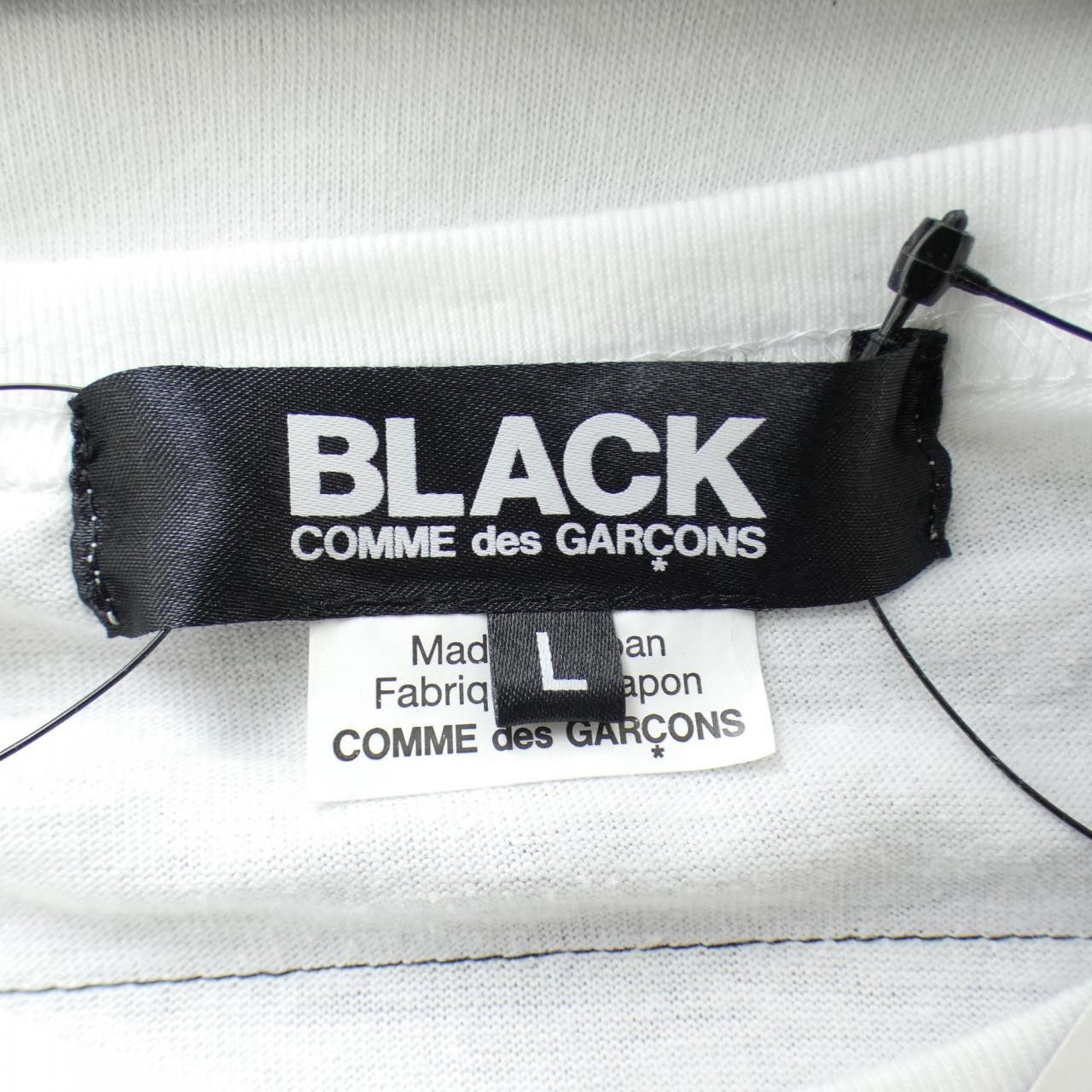 Comme des Garcons Comme des Garçons BLACK COMME des GARCONS Cotton T shirt Textile T-Shirts 1I-T007 DUTY FREE for USA Size ONE SIZE - 4 Thumbnail