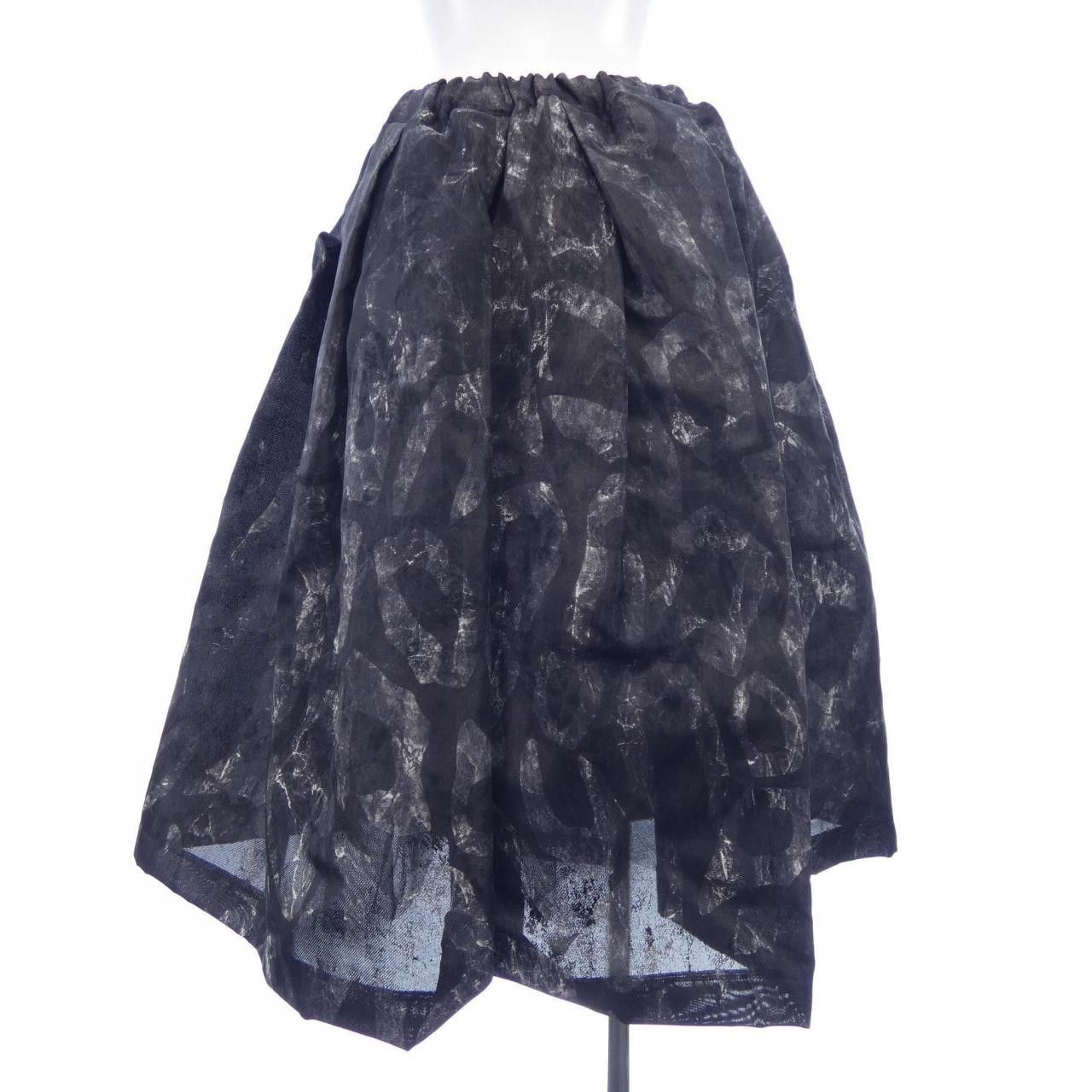 Comme des Garcons Comme des Garçons COMME des GARCONS Silk Skirt Textile Skirts RO-S011 DUTY FREE for USA Size ONE SIZE - 2 Thumbnail