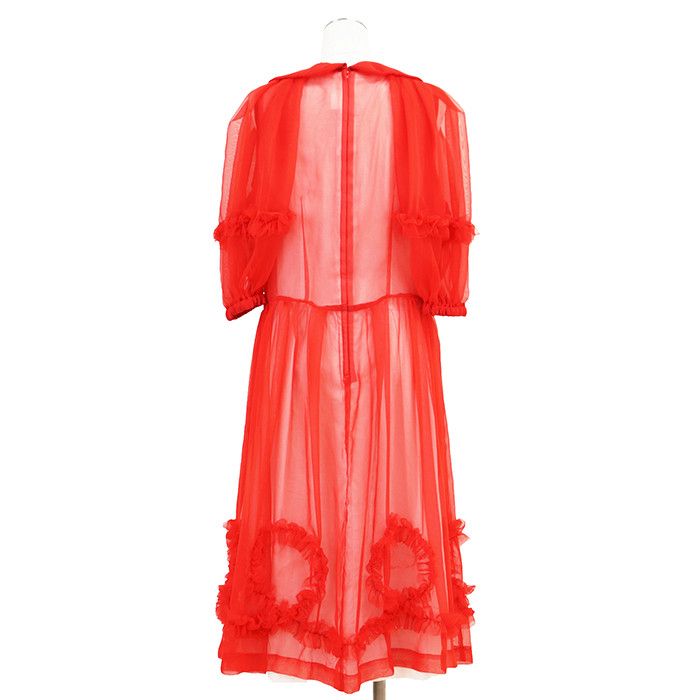 Comme des Garcons Comme des Garçons COMME des GARCONS Polyester Chiffon Dress Textile Dresses DUTY FREE for USA Size ONE SIZE - 5 Thumbnail