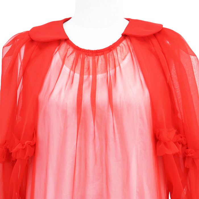 Comme des Garcons Comme des Garçons COMME des GARCONS Polyester Chiffon Dress Textile Dresses DUTY FREE for USA Size ONE SIZE - 12 Thumbnail