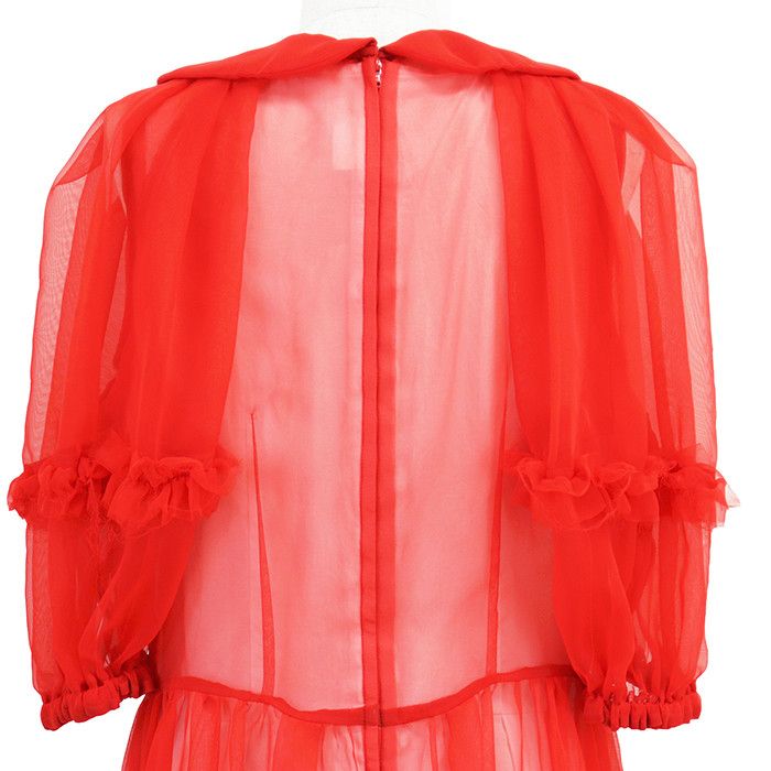 Comme des Garcons Comme des Garçons COMME des GARCONS Polyester Chiffon Dress Textile Dresses DUTY FREE for USA Size ONE SIZE - 14 Thumbnail
