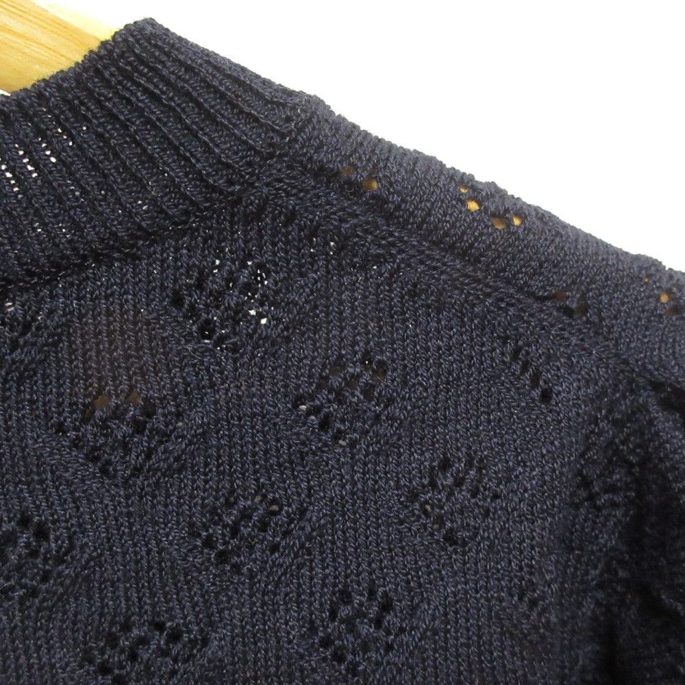 Comme des Garcons Comme des Garçons tricot COMME des GARCONS crochet knit short sleeve sweater Textile Tops TE-N007 DUTY FREE for USA Size ONE SIZE - 5 Thumbnail