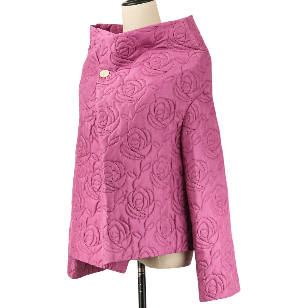 Comme des Garcons Comme des Garçons tricot COMME des GARCONS Flower Quilted Jacket Textile Outerwear TJ040220 DUTY FREE for USA Size ONE SIZE - 2 Thumbnail