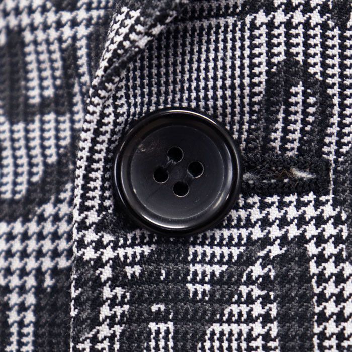 Comme des Garcons Comme des Garçons Comme des Garcons Homme Plus Glen Check Wool Polyester Set Up Textile Suits DUTY FREE for USA Size ONE SIZE - 11 Thumbnail