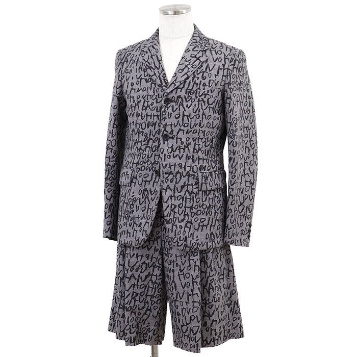 Comme des Garcons Comme des Garçons Comme des Garcons Homme Plus Glen Check Wool Polyester Set Up Textile Suits DUTY FREE for USA Size ONE SIZE - 2 Thumbnail