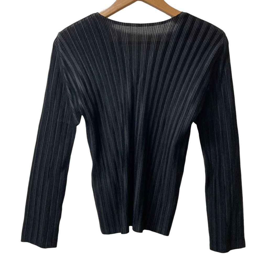 Issey Miyake Issey Miyake Pleats Please Issey Miyake V Neck Top Textile Tops PP03-FK353 DUTY FREE for USA Size ONE SIZE - 3 Thumbnail