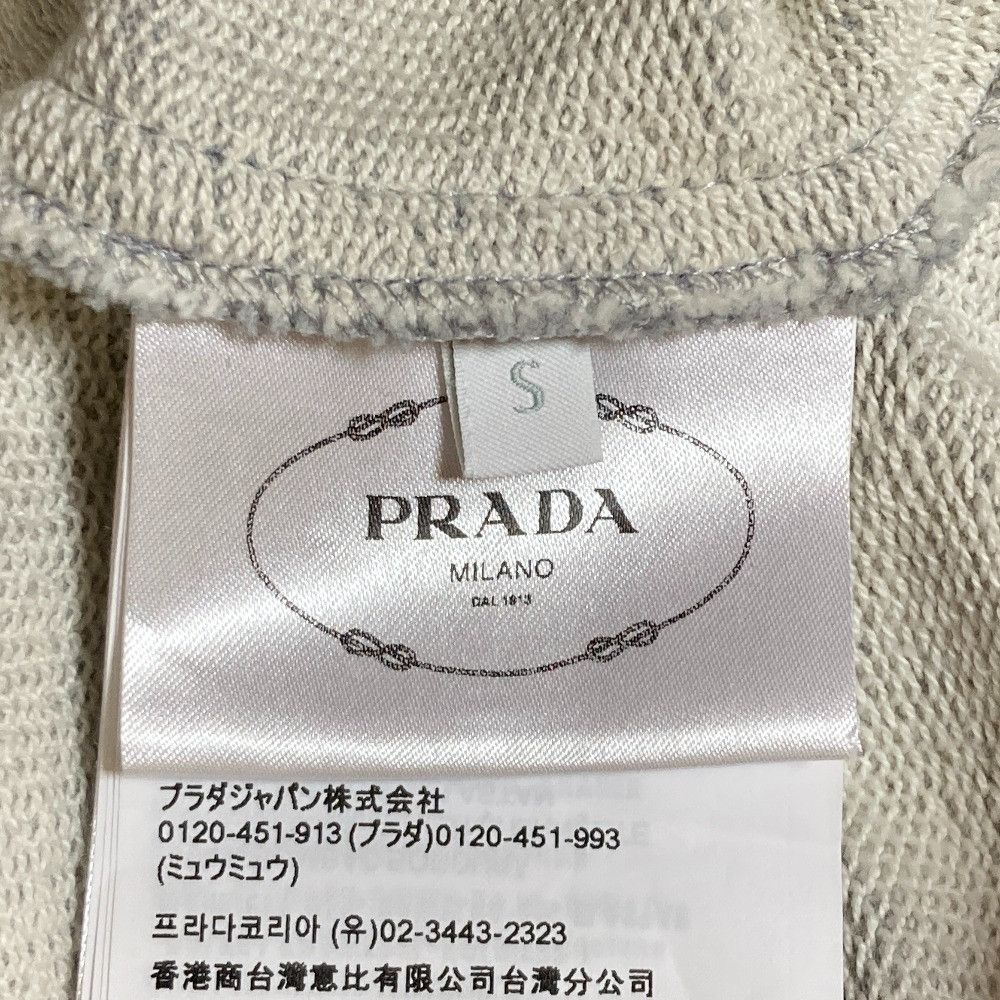 Prada Prada Prada Triangle Logo Raglan Sweatshirt Textile Sweatshirts & Hoodies 134668 DUTY FREE for USA Size ONE SIZE - 6 Thumbnail