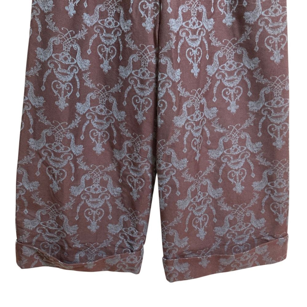 Vivienne Westwood Vivienne Westwood Vivienne Westwood Damask Orb Jacquard Wide Pants Textile Bottoms 16-01-772012 DUTY FREE for USA Size ONE SIZE - 4 Thumbnail