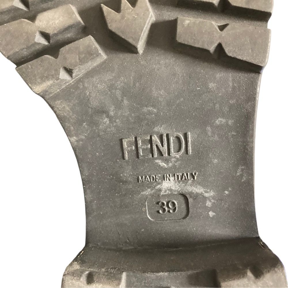 Fendi Fendi Fendi Leather Engineer Boots Leather Shoes DUTY FREE for USA Size ONE SIZE - 10 Thumbnail