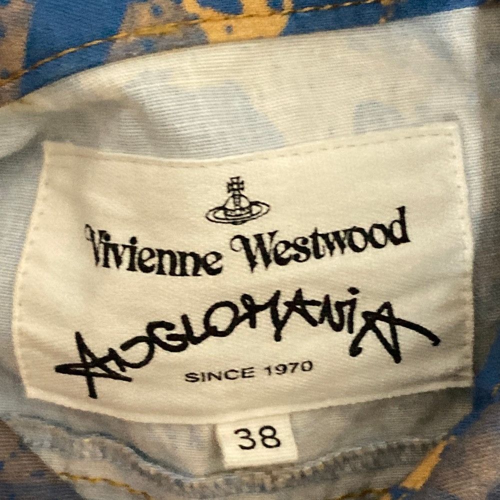 Vivienne Westwood Vivienne Westwood Vivienne Westwood Anglomania Graphic Print Cotton Asymmetry Shirt Textile Tops 15-01-891001 DUTY FREE for USA Size ONE SIZE - 8 Thumbnail