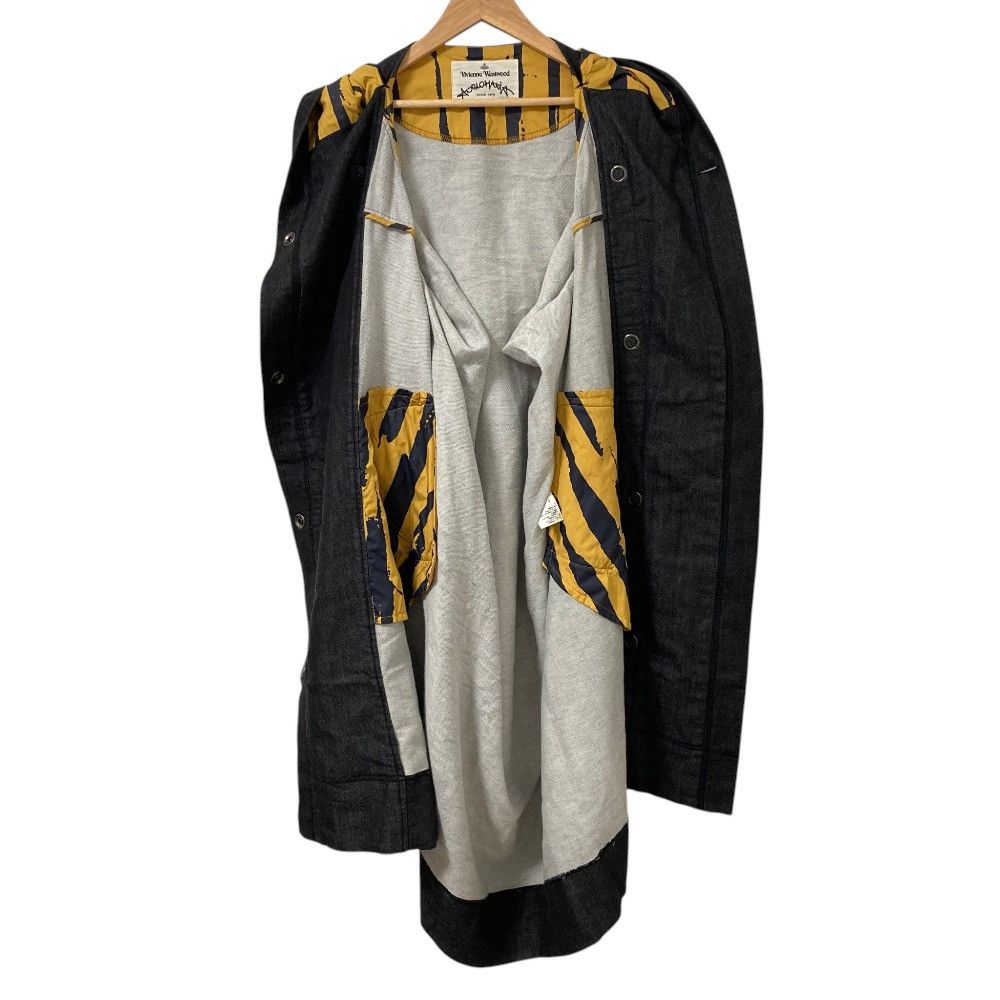Vivienne Westwood Vivienne Westwood Vivienne Westwood Anglomania Denim Hoodie Coat Textile Outerwear 15-01-672001 DUTY FREE for USA Size ONE SIZE - 3 Thumbnail