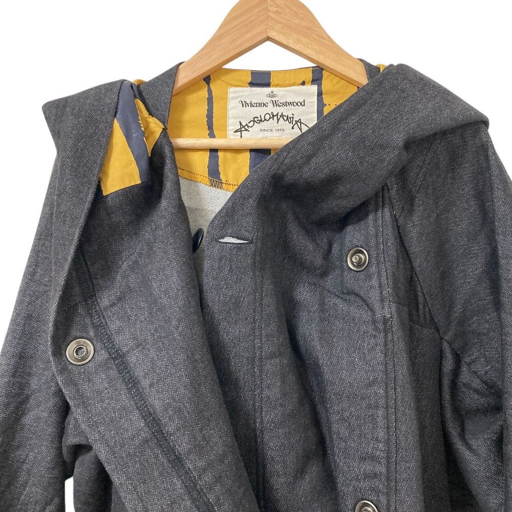 Vivienne Westwood Vivienne Westwood Vivienne Westwood Anglomania Denim Hoodie Coat Textile Outerwear 15-01-672001 DUTY FREE for USA Size ONE SIZE - 5 Thumbnail