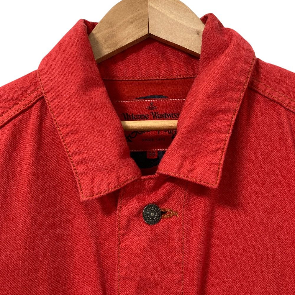 Vivienne Westwood Vivienne Westwood Vivienne Westwood Anglomania Denim Jacket Textile Outerwear 15-01-491005 DUTY FREE for USA Size ONE SIZE - 5 Thumbnail