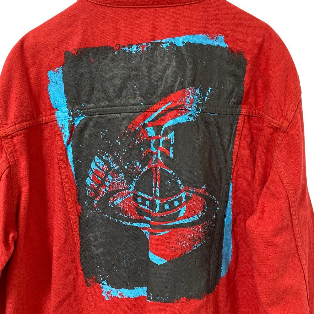 Vivienne Westwood Vivienne Westwood Vivienne Westwood Anglomania Denim Jacket Textile Outerwear 15-01-491005 DUTY FREE for USA Size ONE SIZE - 4 Thumbnail