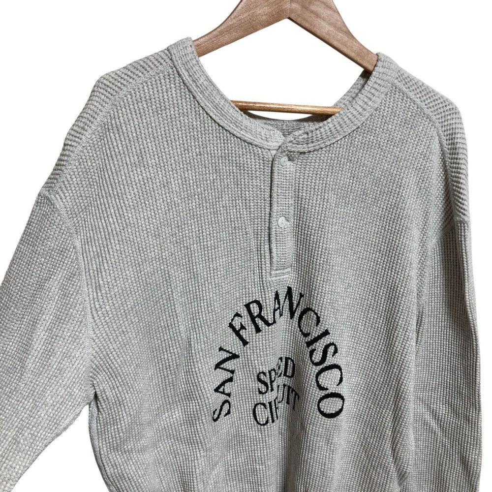 Other Other GOOD GRIEF SFSC PRINTED HENLEY NECK Thermal Top Textile T-Shirts DUTY FREE for USA Size ONE SIZE - 4 Thumbnail