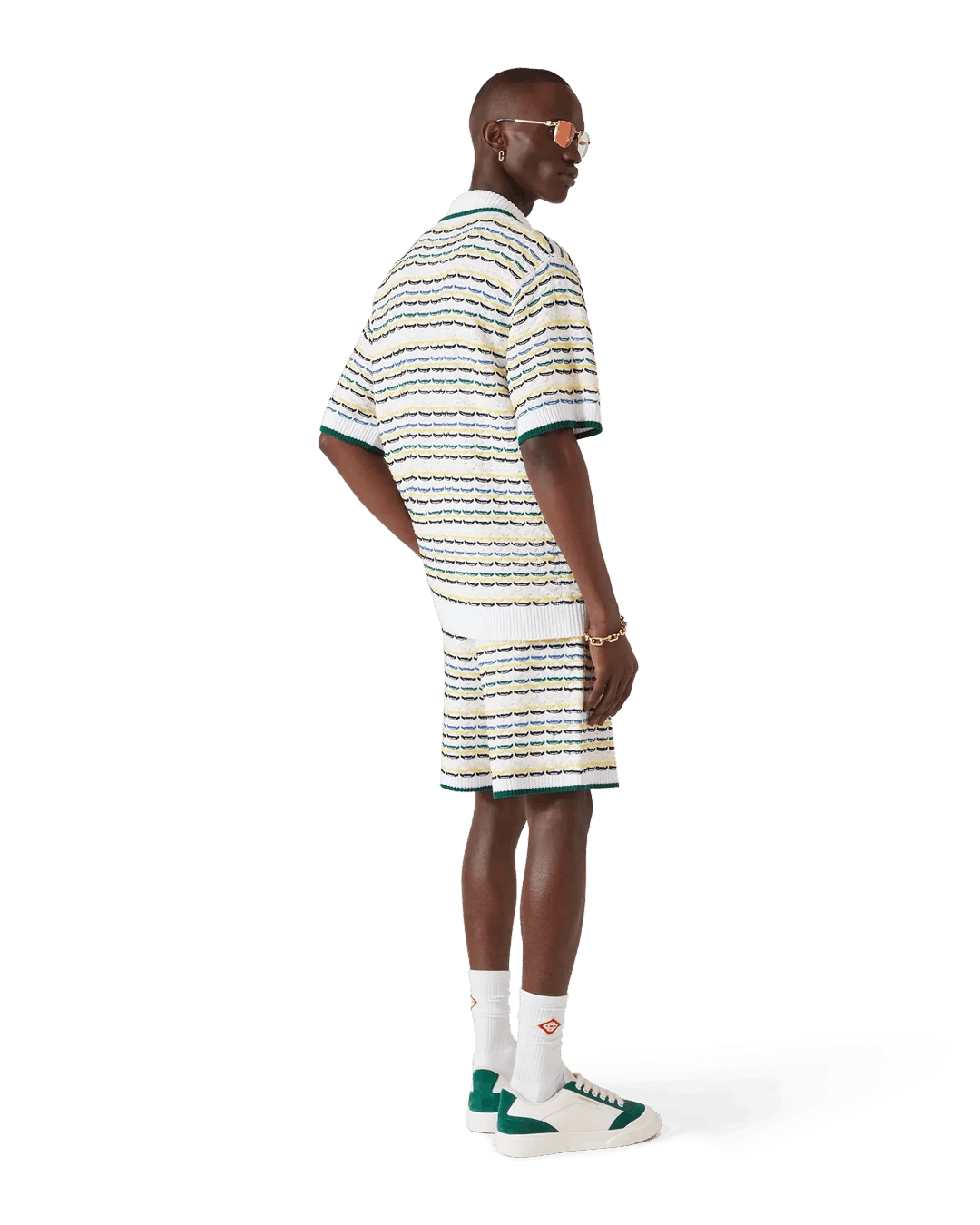 Casablanca Tuck Stitch Short Sleeve Shirt Size US S / EU 44-46 / 1 - 4 Thumbnail