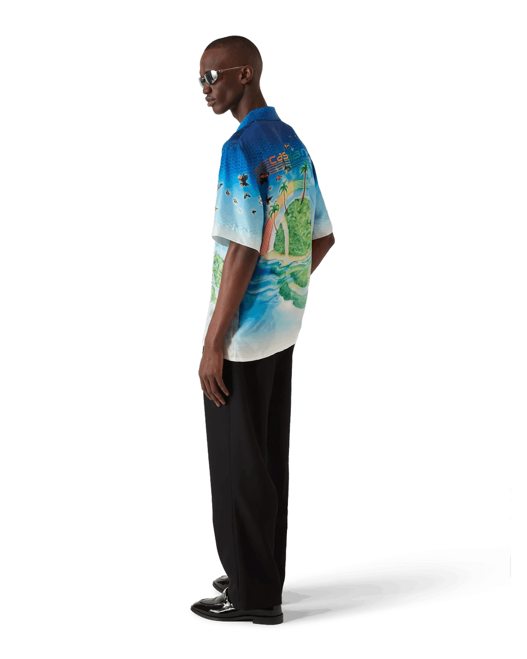 Casablanca Beyond Destiny Cuban Collar Short Sleeve Silk Shirt Size US M / EU 48-50 / 2 - 3 Thumbnail