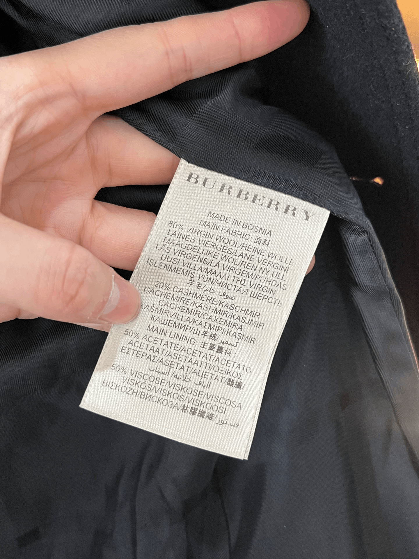 Burberry Burberry Wool Coat L Women Size L / US 10 / IT 46 - 4 Thumbnail