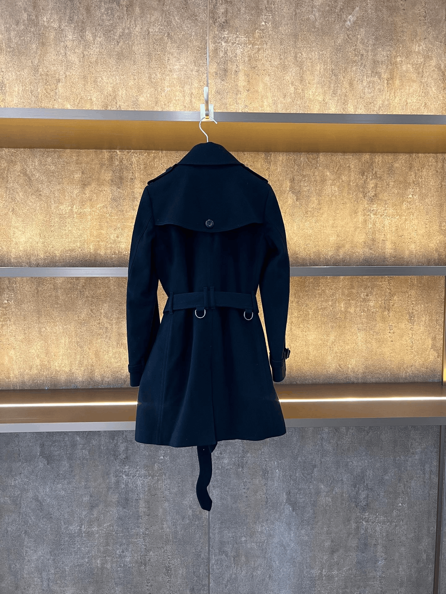 Burberry Burberry Wool Coat L Women Size L / US 10 / IT 46 - 2 Thumbnail