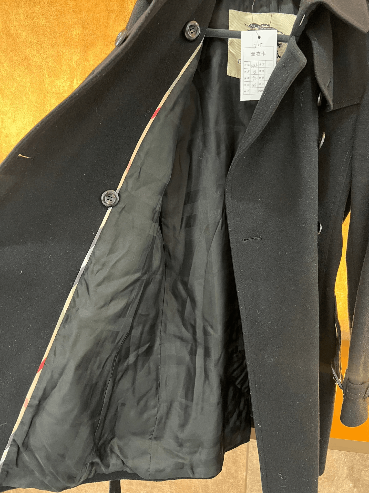 Burberry Burberry Wool Coat L Women Size L / US 10 / IT 46 - 3 Thumbnail